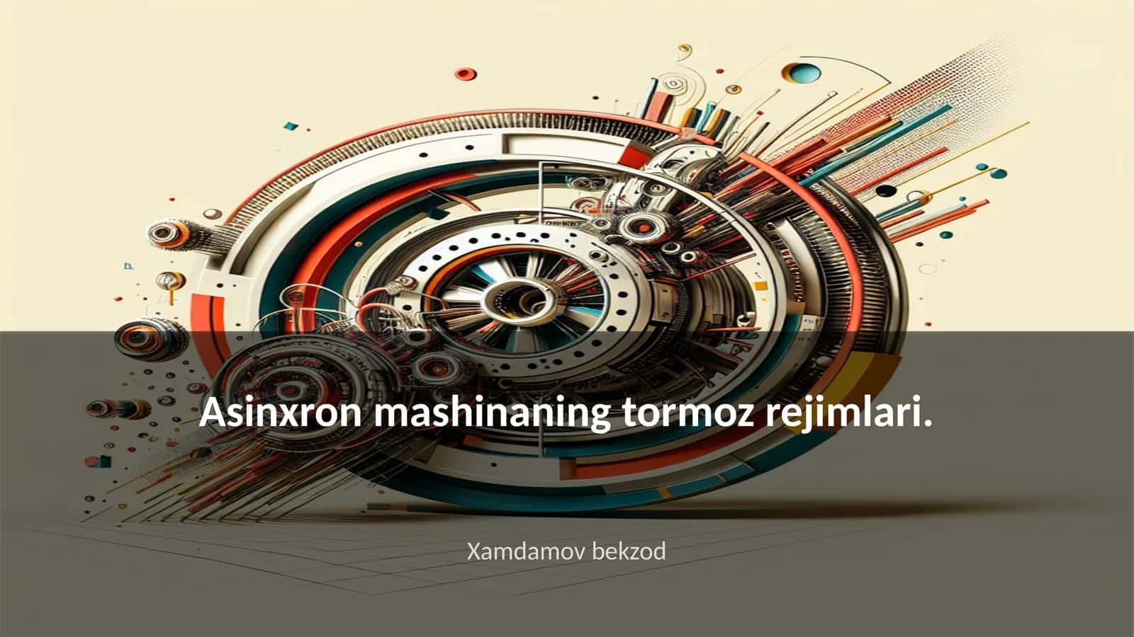 Asinxron mashinaning tormoz rejimlari