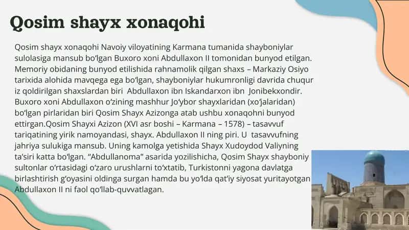 Qosim shayx xonaqohi