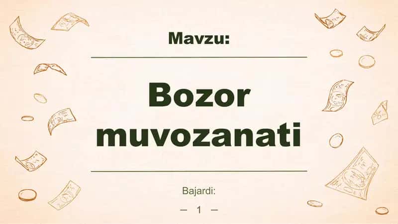 Bozor muvozanati