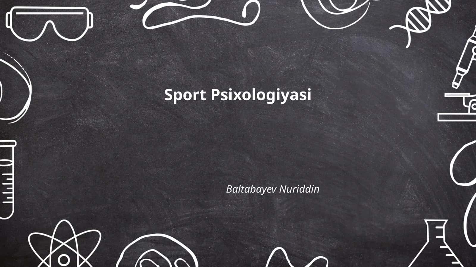 Sport Psixologiyasi