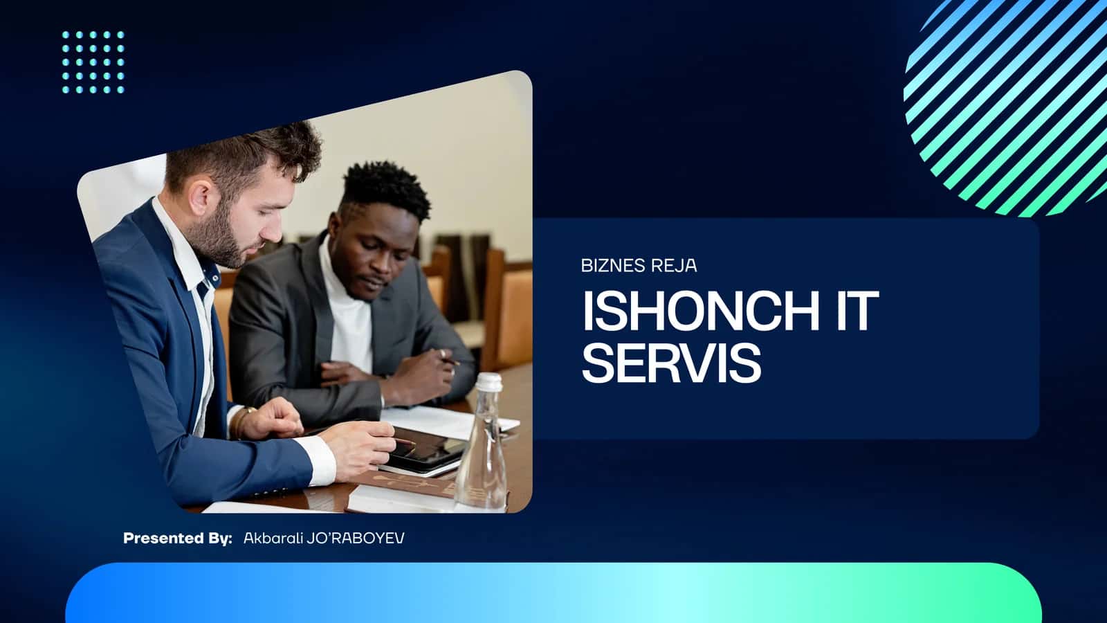 ISHONCH IT SERVIS biznes reja