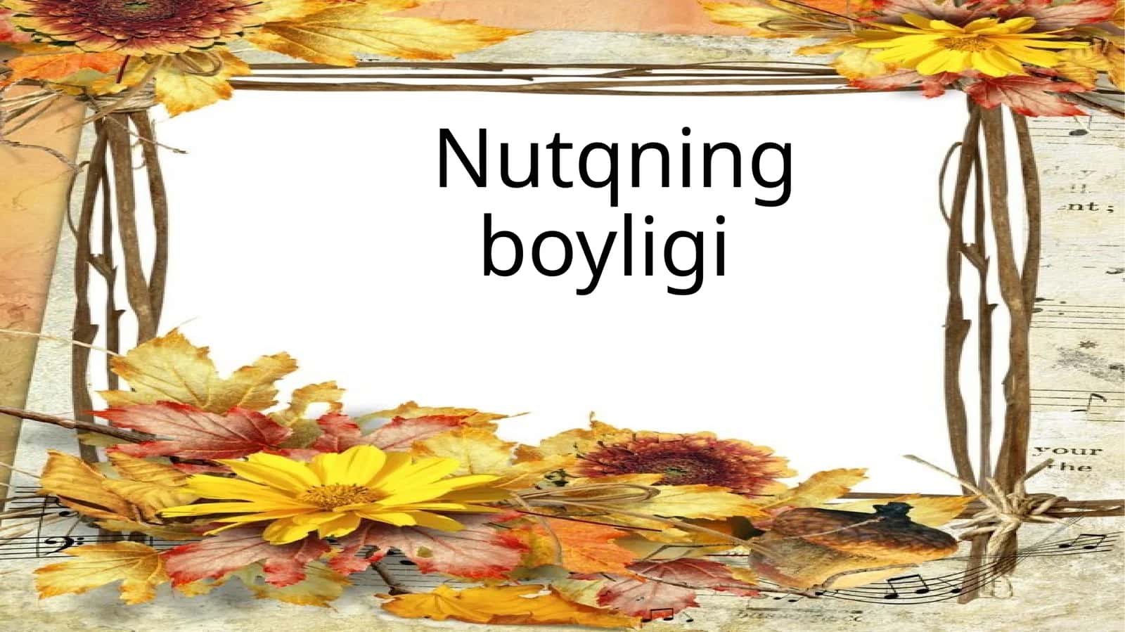 Nutqning boyligi
