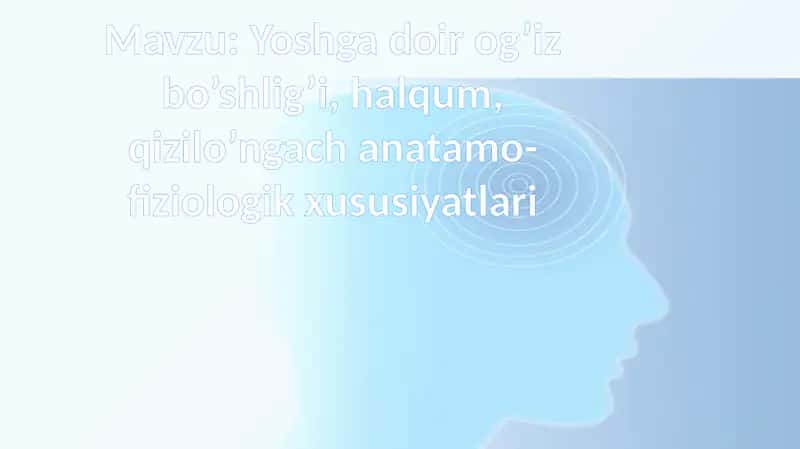Hazm tizimi gistologiyasi