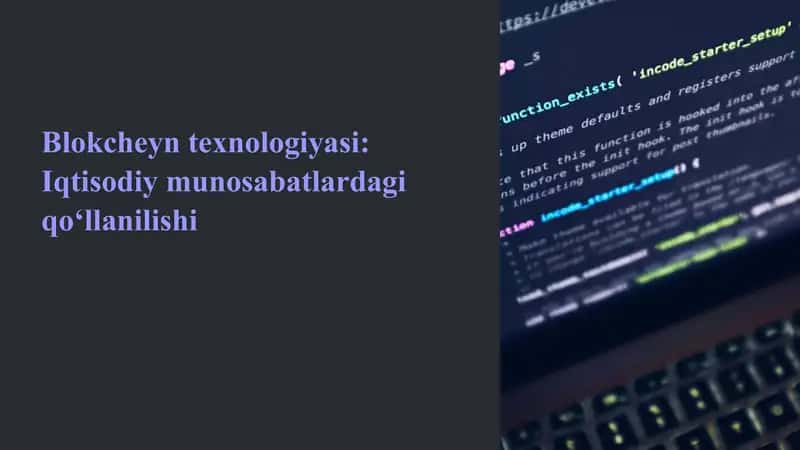 Blokcheyn texnologiyasi