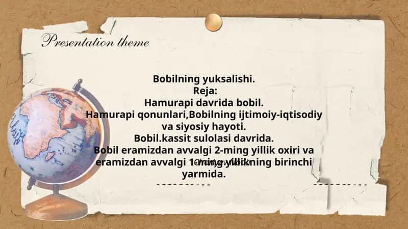 Bobilning yuksalishi
