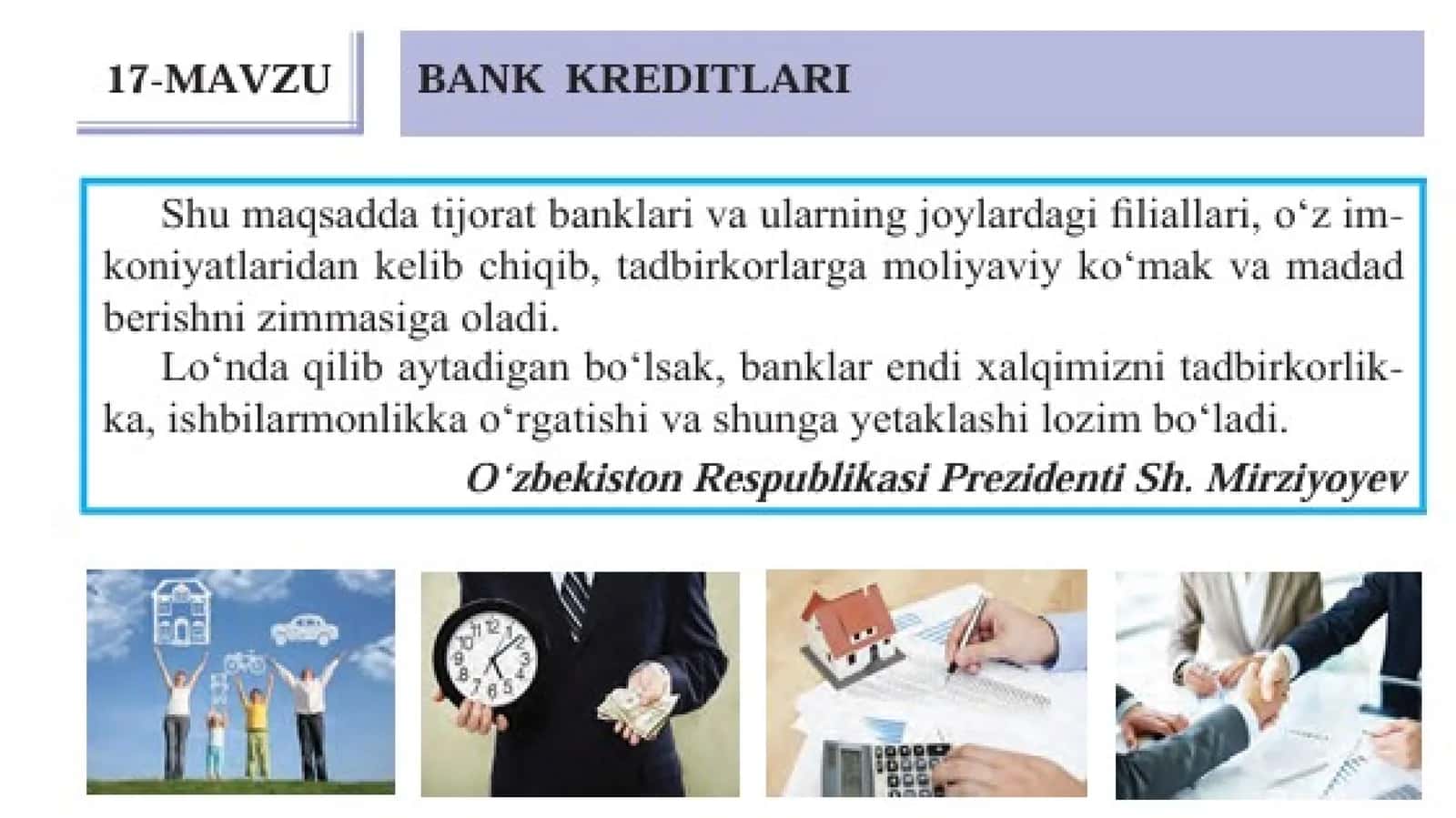 BANK KREDITLARI