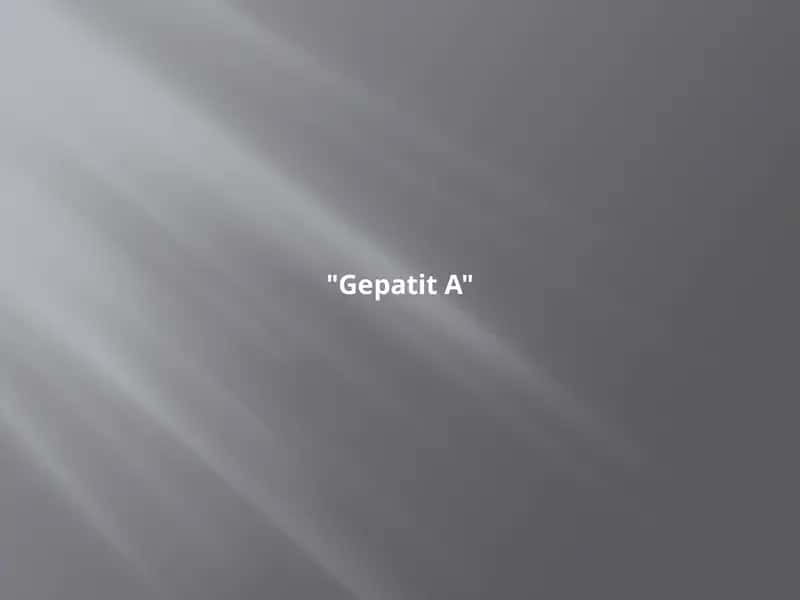 Gepatit A
