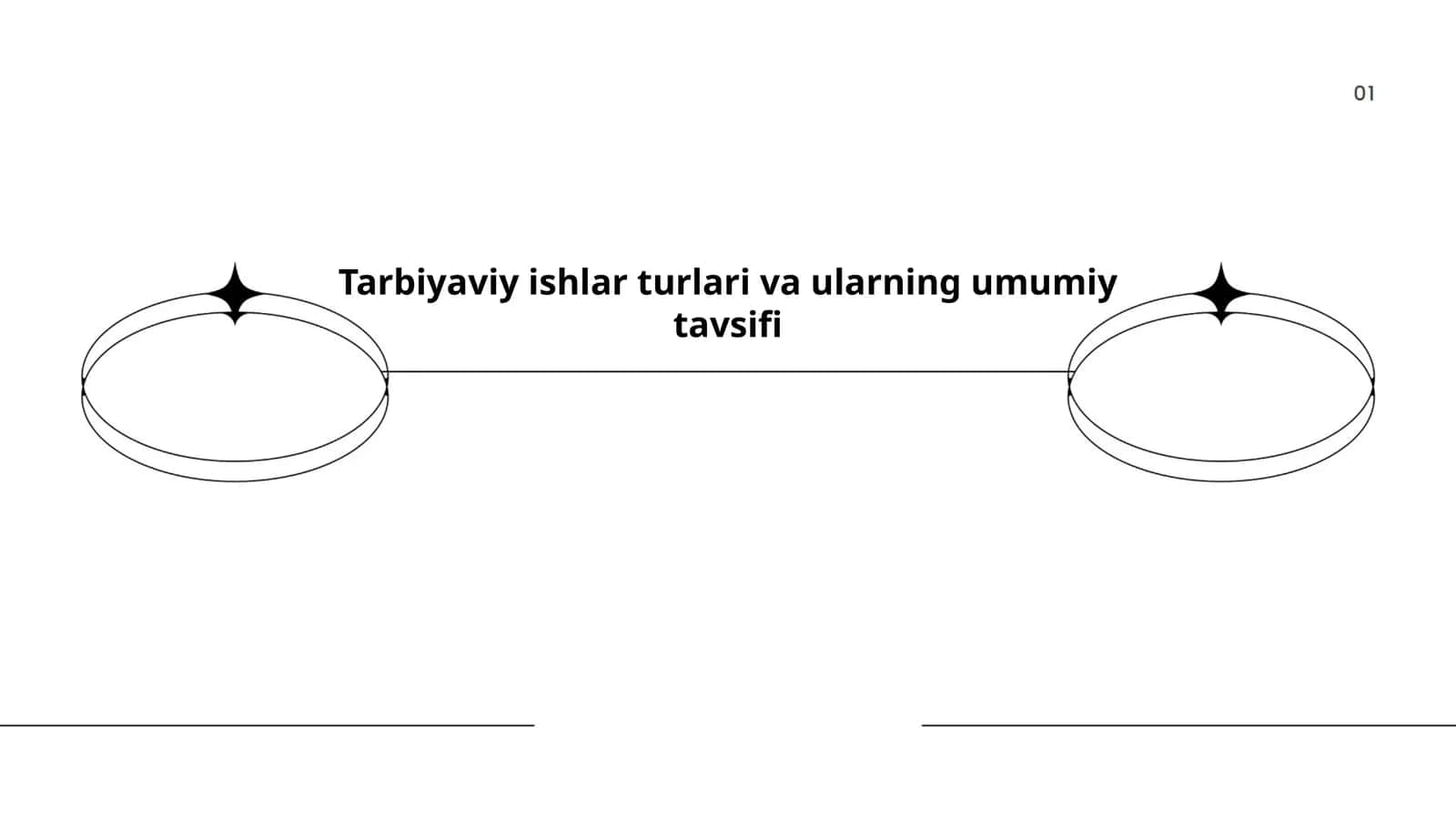 Tarbiyaviy ishlar turlari va ularning umumiy tavsifi