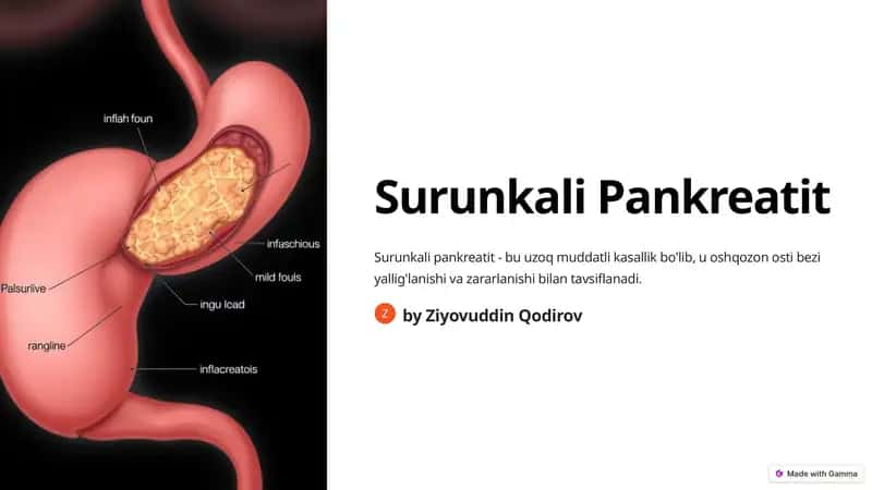 Surunkali Pankreatit