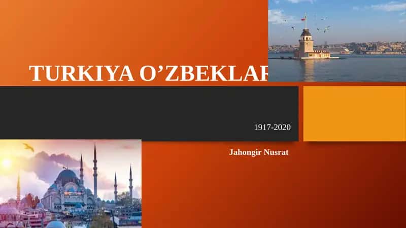 TURKIYADAGI O'ZBEKLAR
