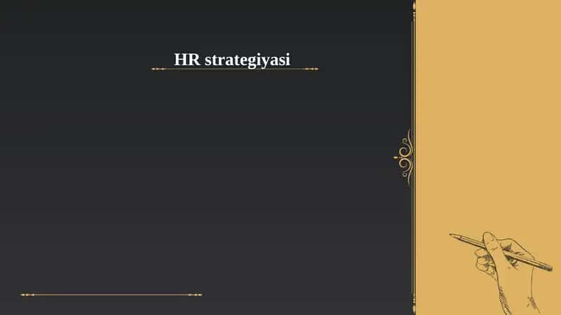 HR strategiyasi