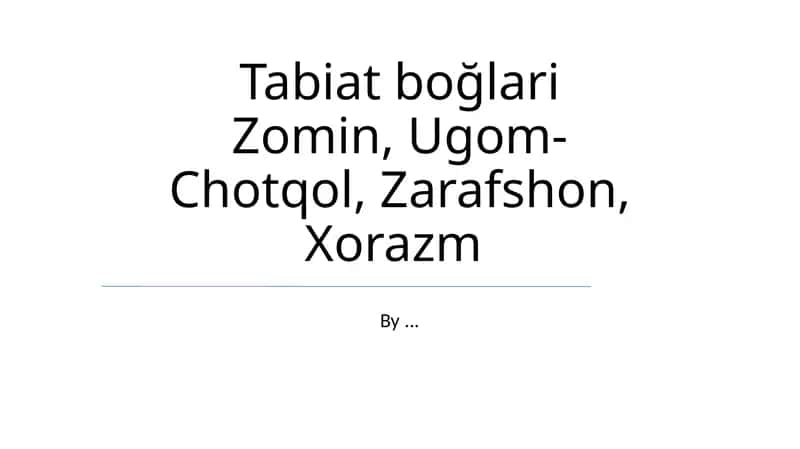 Zarafshon va Xorazm