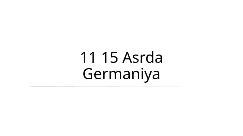 11-15 Asrda Germaniya