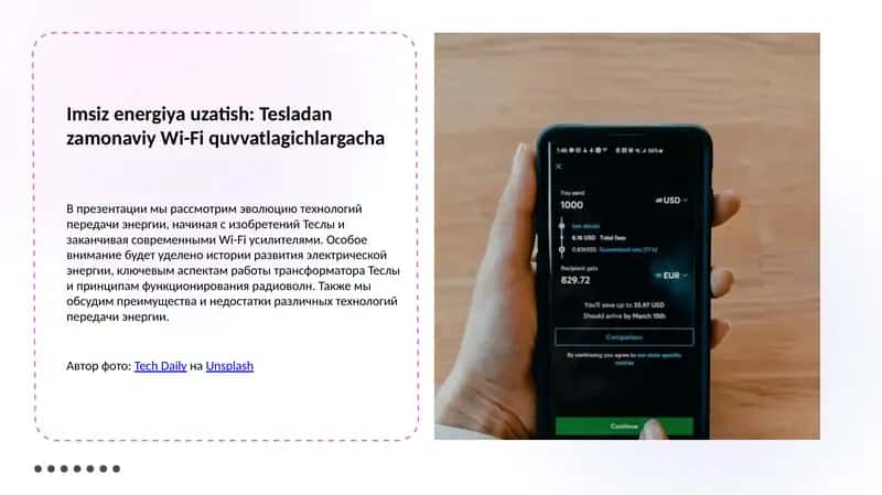 Imsiz energiya uzatish: Tesladan zamonaviy Wi-Fi quvvatlagichlargacha