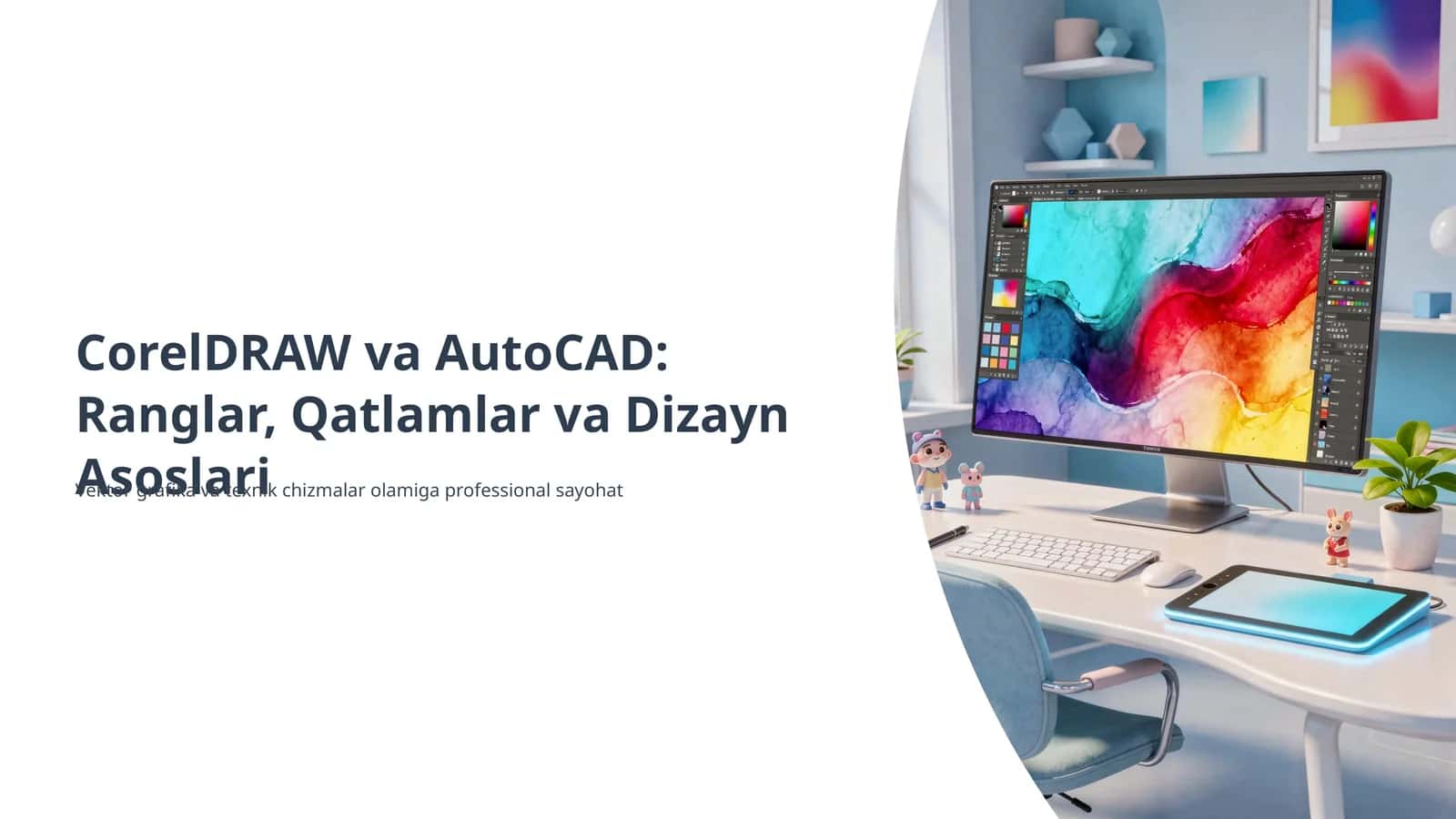 CorelDRAW va AutoCAD: Ranglar, Qatlamlar va Dizayn Asoslari