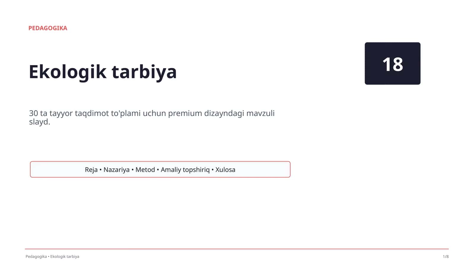 Ekologik tarbiya