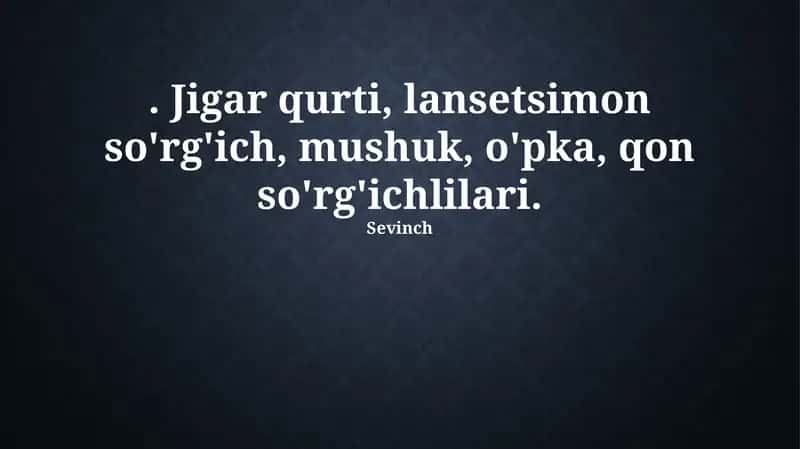 Hayvonlarda jigar soruvchisi