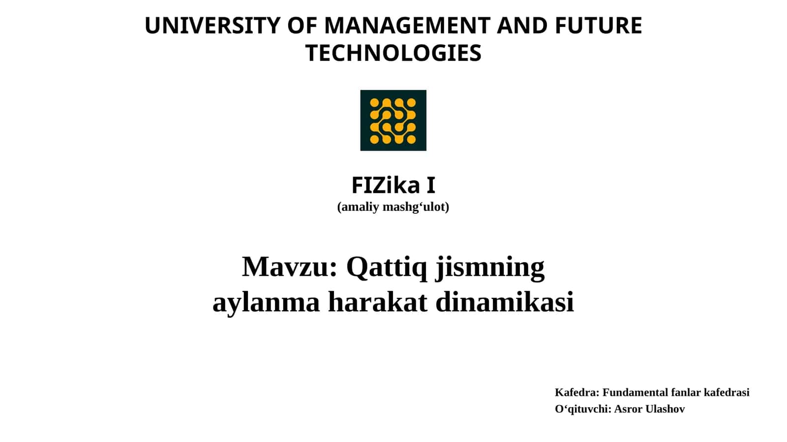 FIZikaI