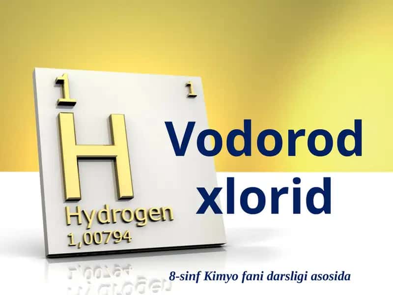 Vodorodxlorid