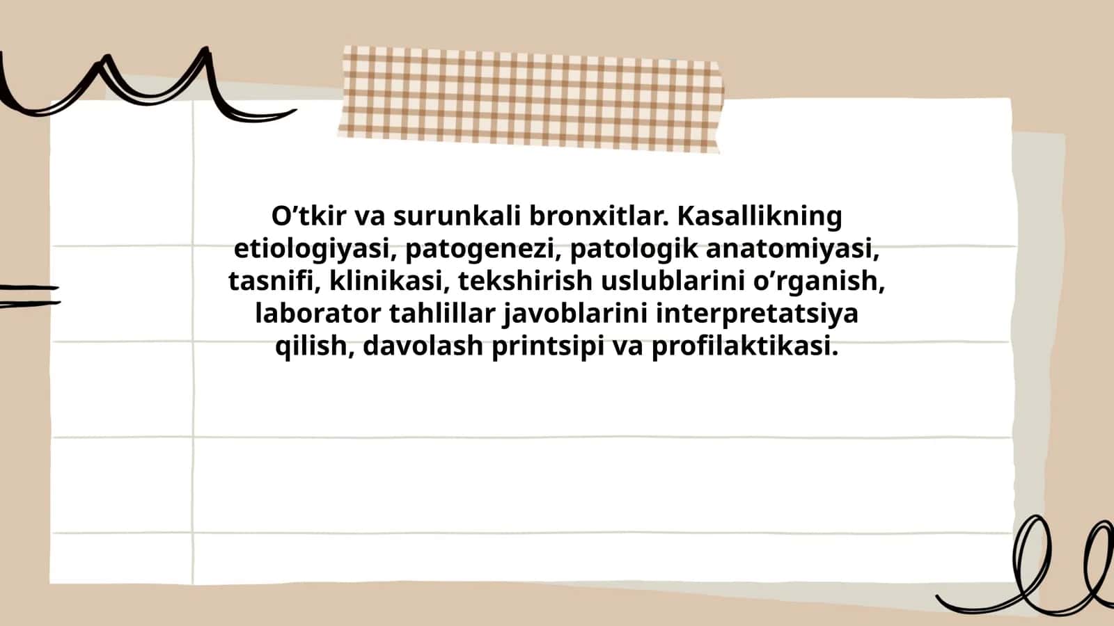 Oʼtkir va surunkali bronxitlar