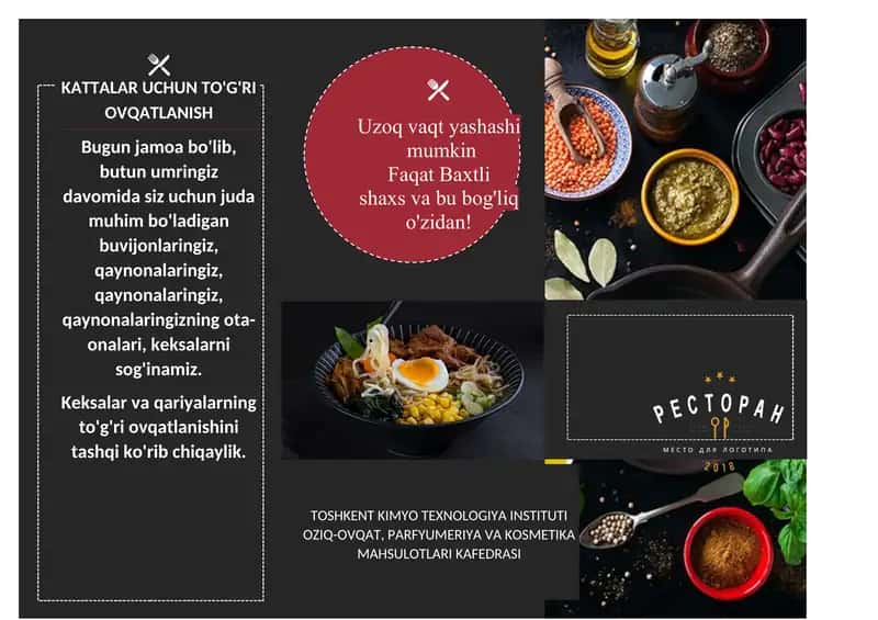 Keksalikda ovqatlanishning 10 qoidasi