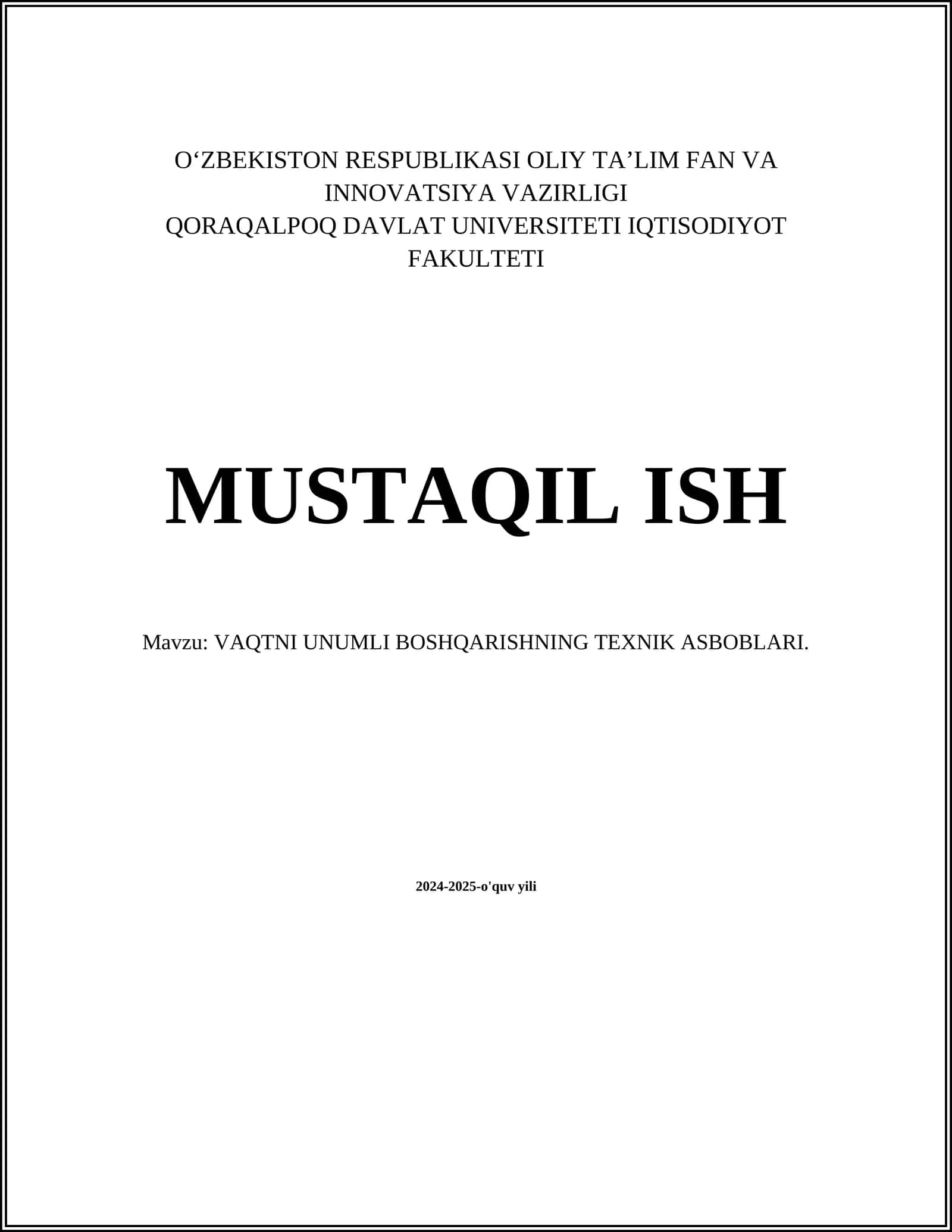 Avtomatlashtirilgan boshqaruv tizimlari
