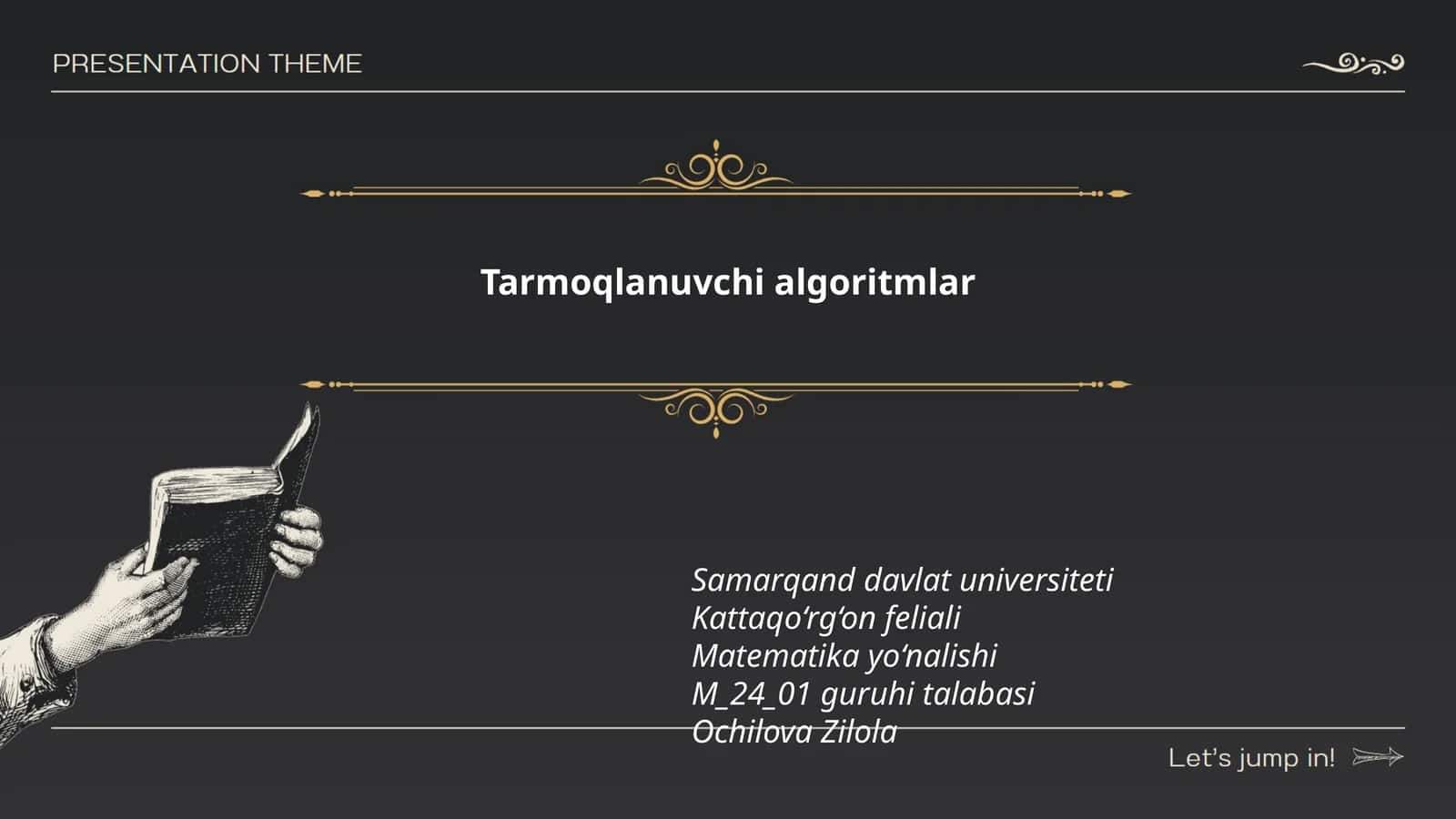 Tarmoqlanuvchi algoritmlar