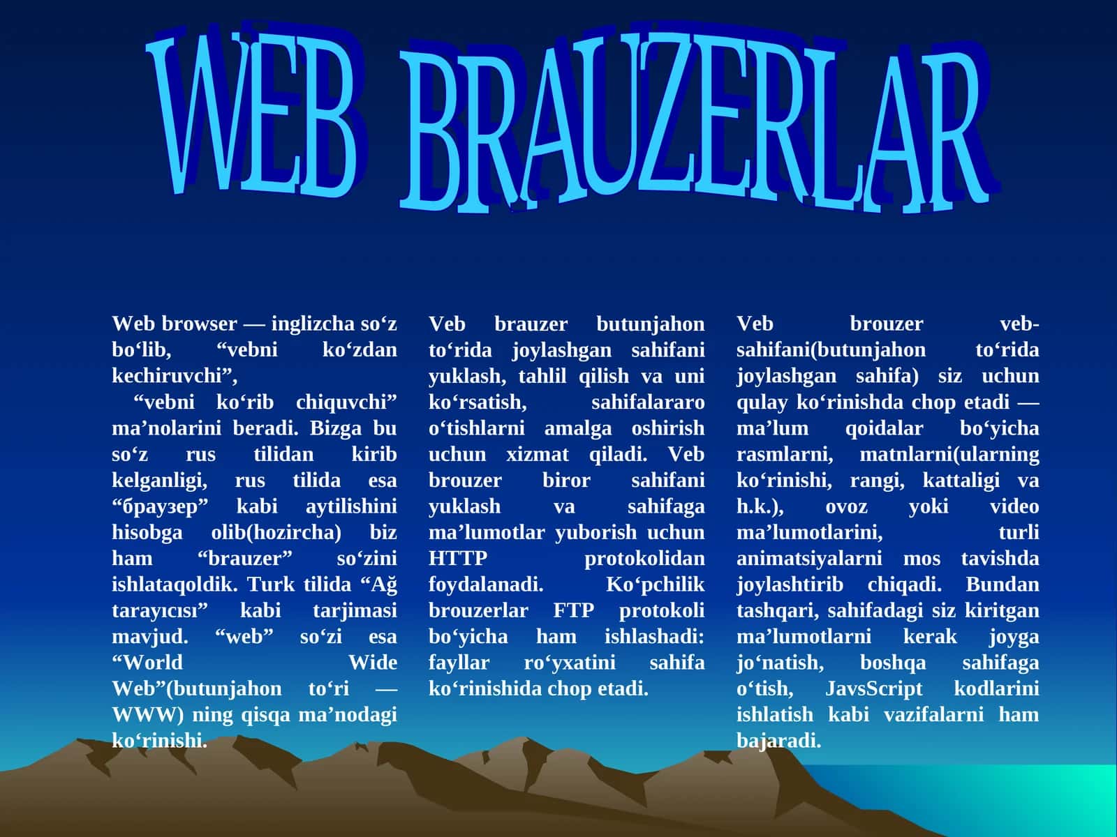 Veb brauzerlar