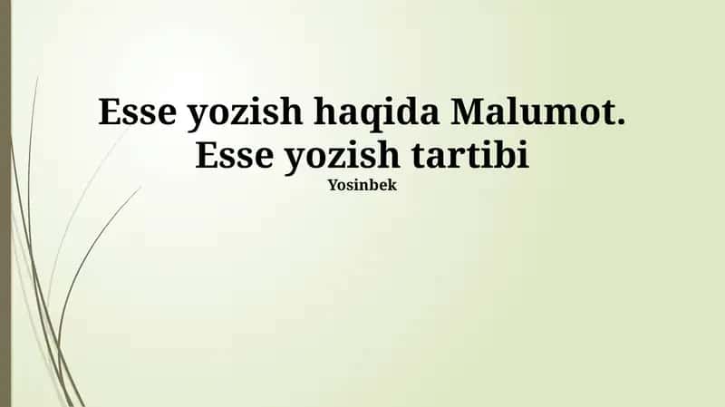 Insho Yozuv Jarayoni