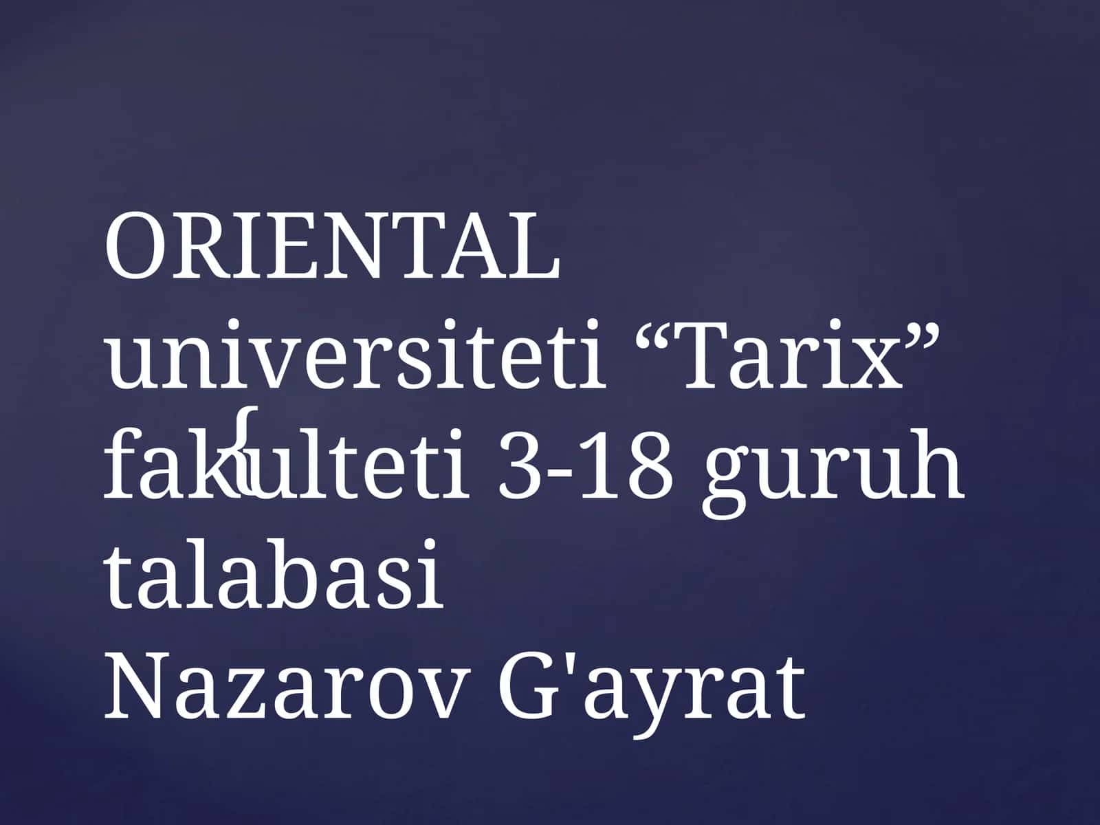 Turkiston o’lkasi jadidchilik harakatining qarashlari va ularning faoliyati
