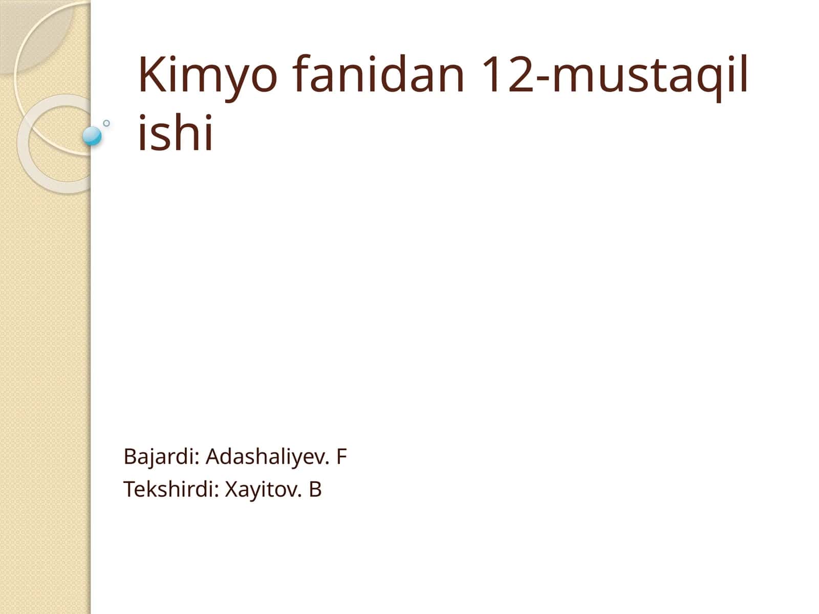 Galogenlar haqida tushuncha