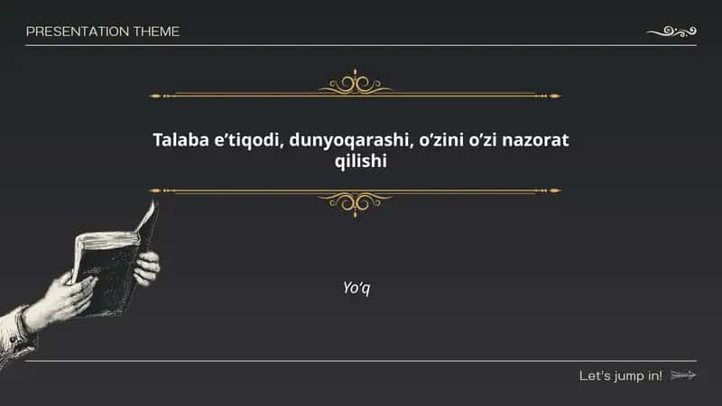 Talaba e’tiqodi va dunyoqarashi