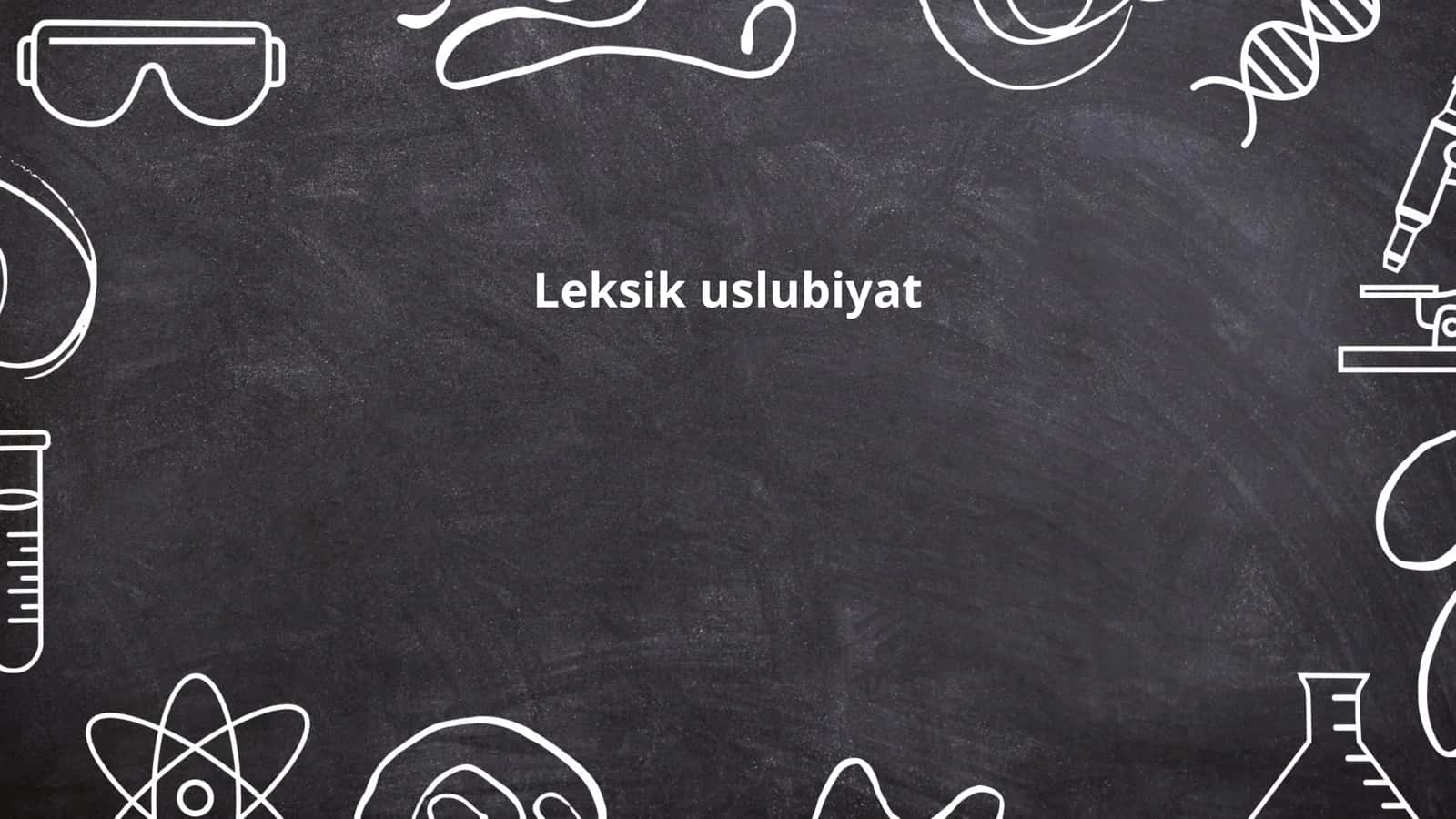 Leksik uslubiyat