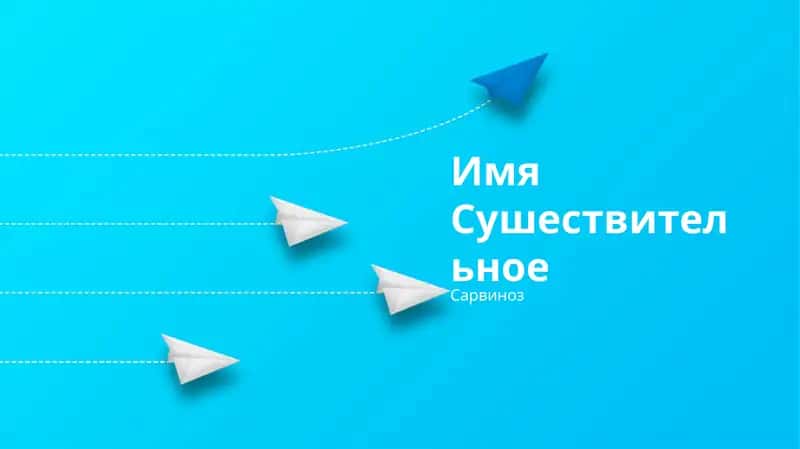 Типы существительных