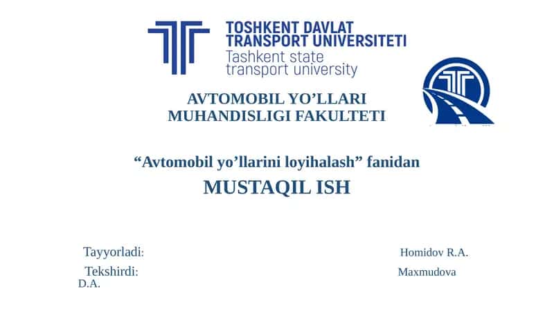 Avtomobillar yo'llaridagi qonunlar