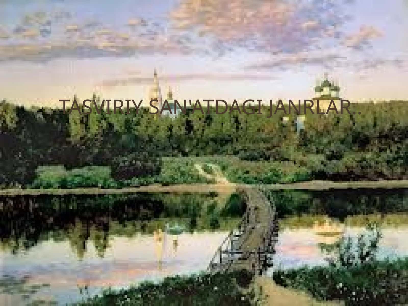 Tasviriy san'atdagi janrlar