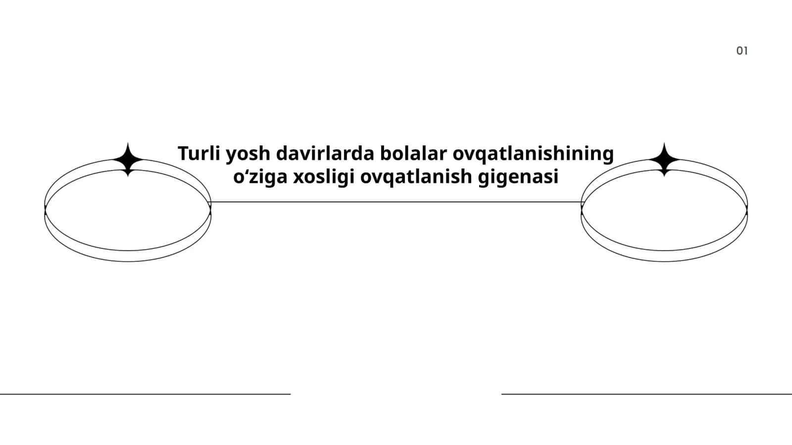 Turli yosh davirlarda bolalar ovqatlanishining oʻziga xosligi ovqatlanish gigenasi