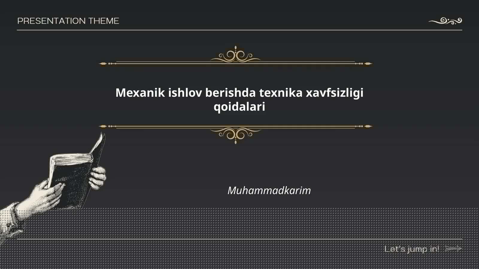 Mexanik ishlov berishda texnika xavfsizligi qoidalari
