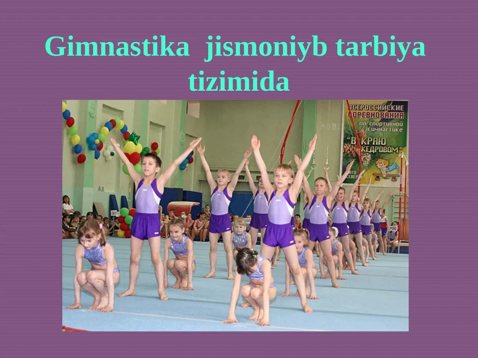 Gimnastika-jismoniy tarbiyati zimida