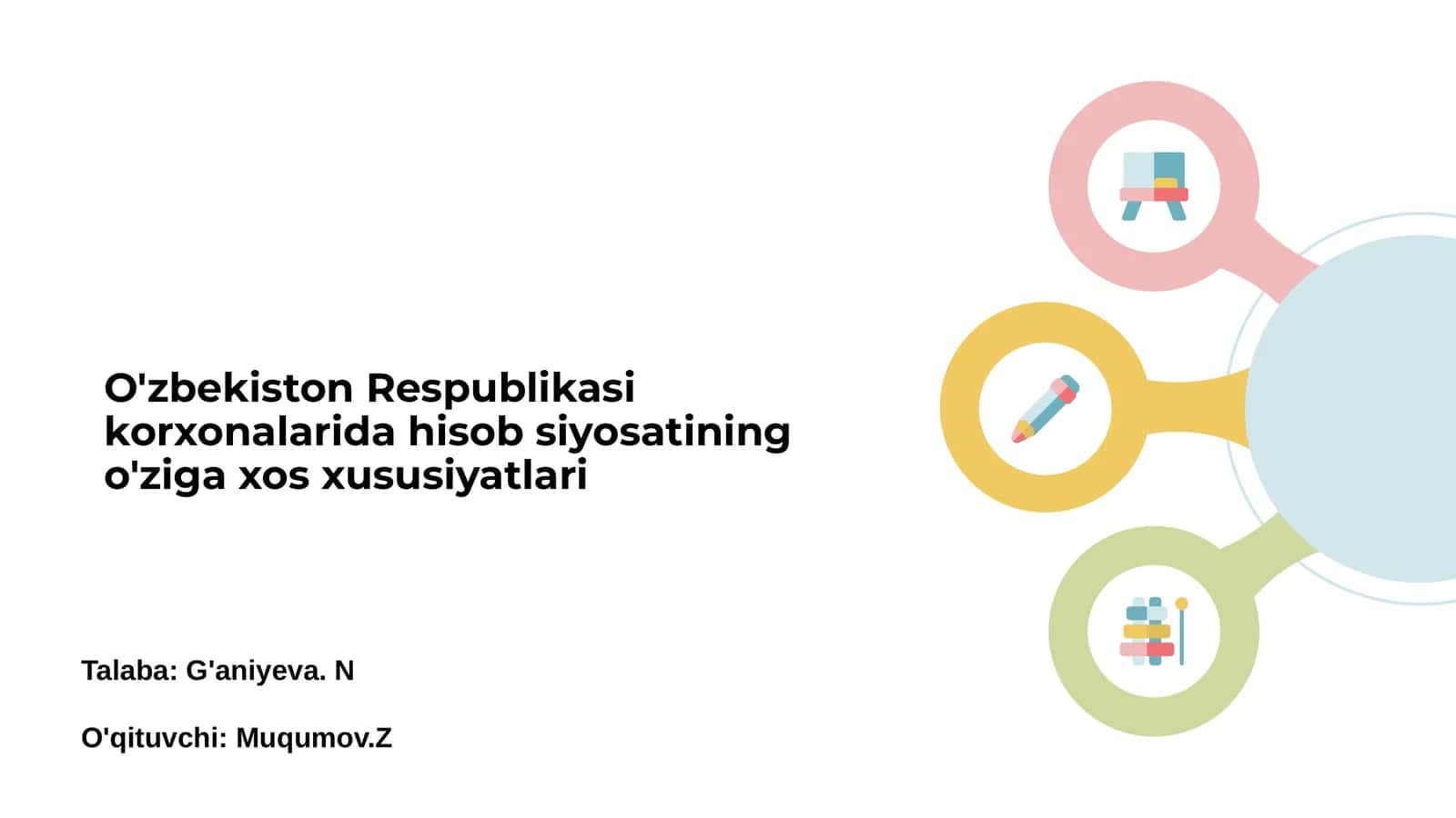Hisob siyosati tushunchasi