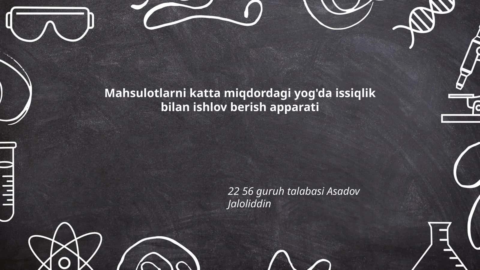 Yog'da qovurish apparati