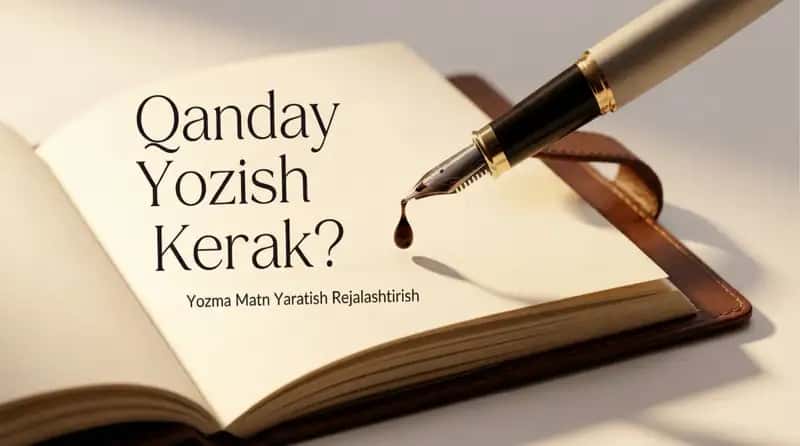 Qanday yozish kerak. Yozma matn yaratish rejalashtiridh