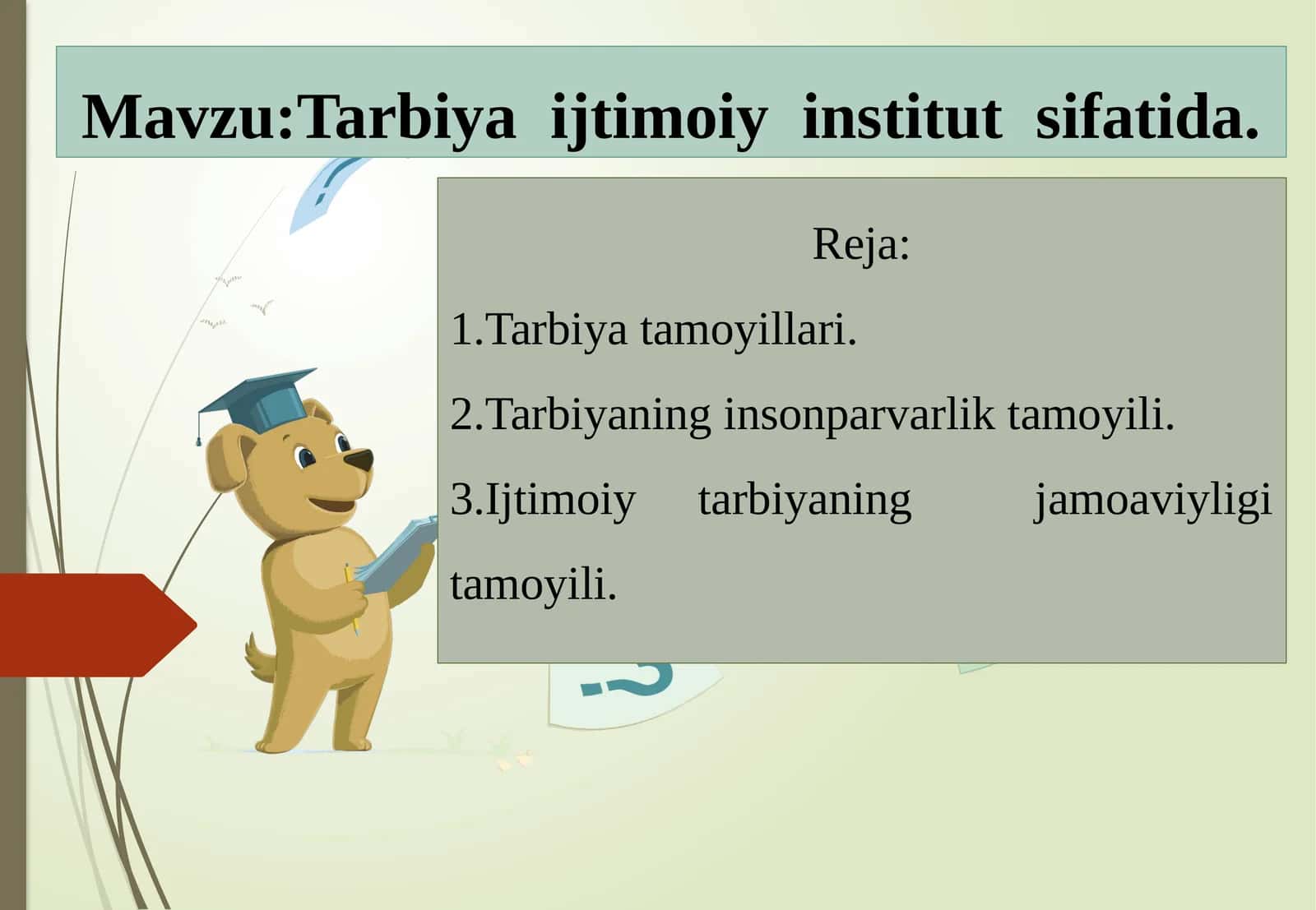 Tarbiyaijtimoiyinstitutsifatida