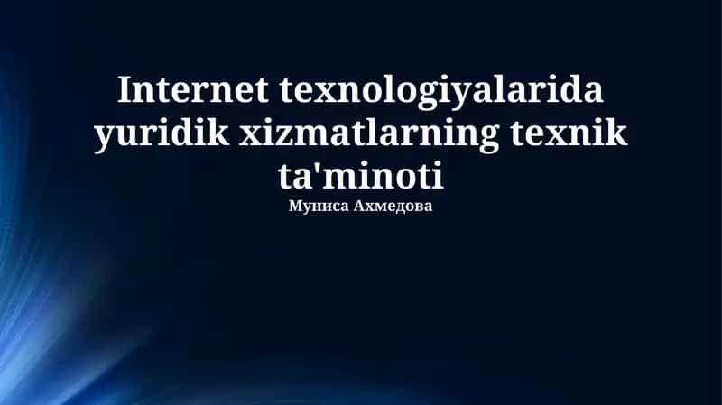 Elektron Imzo va Raqamli Hujjatlar Aylanmasi