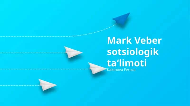 Mark Veber sotsiologik ta‘limoti