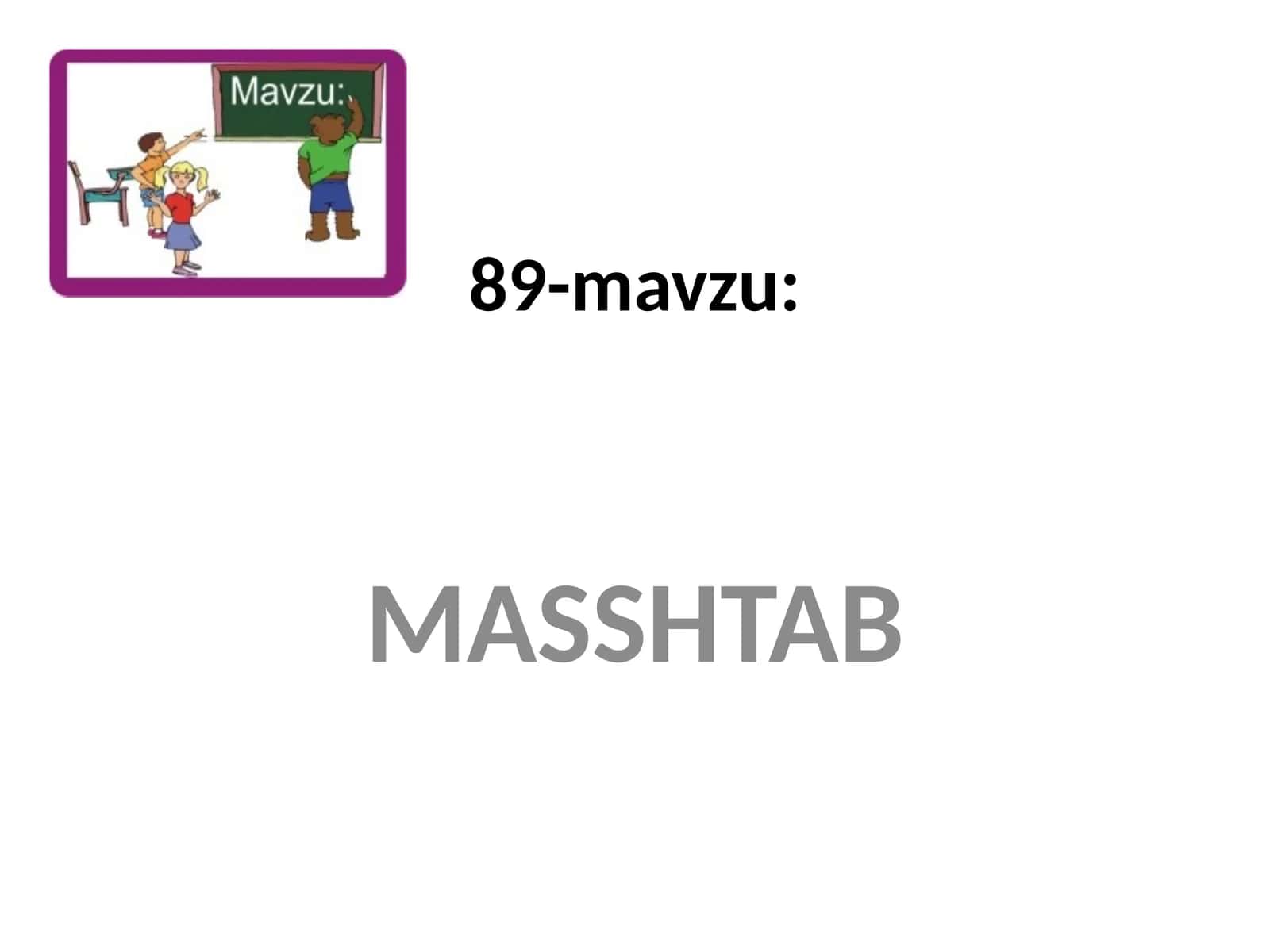 Masshtab