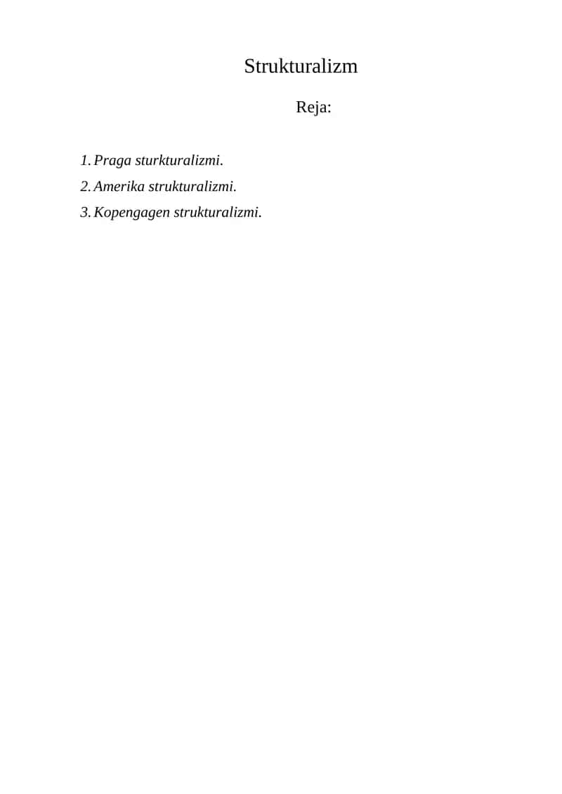 Strukturalizm
