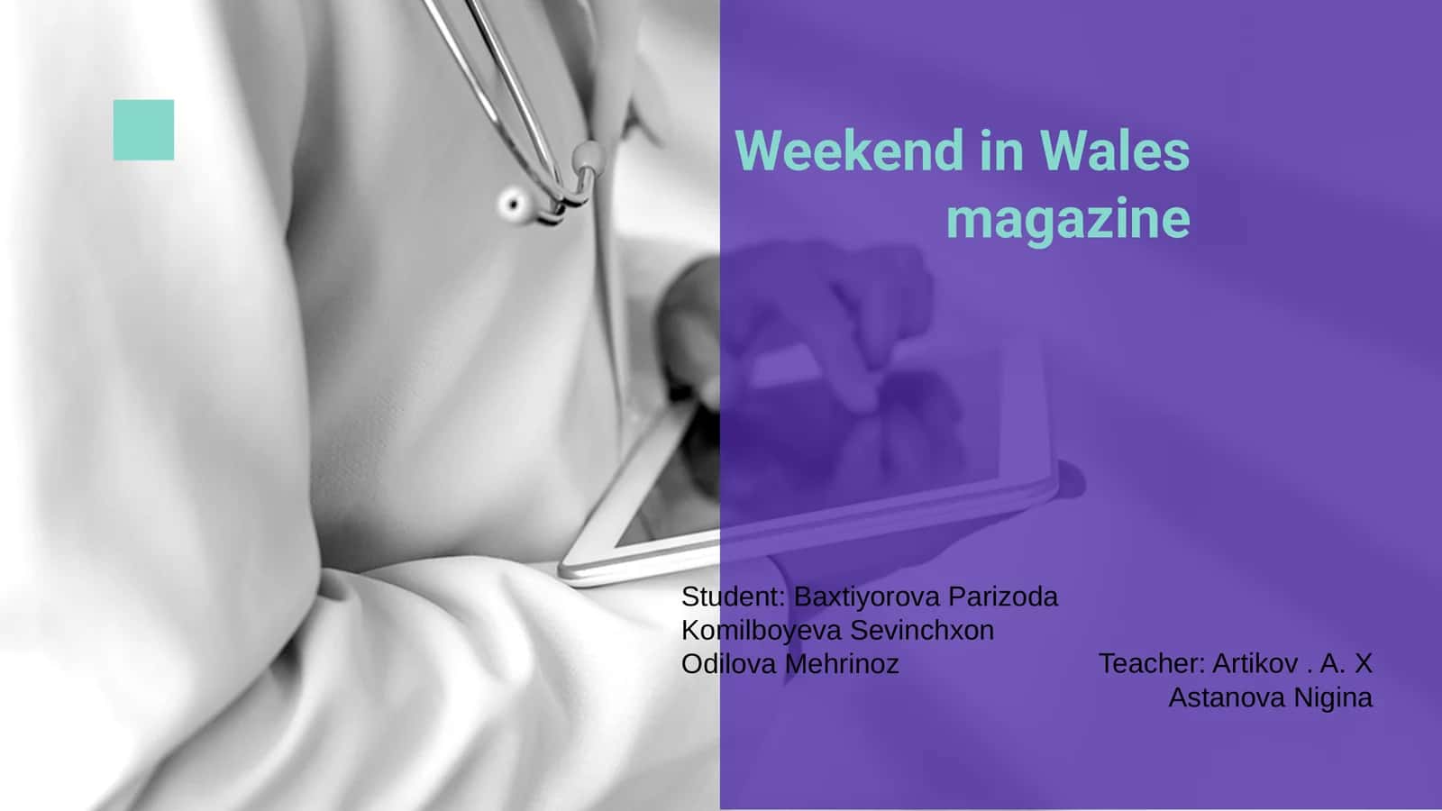 Weekend in Wales magazine