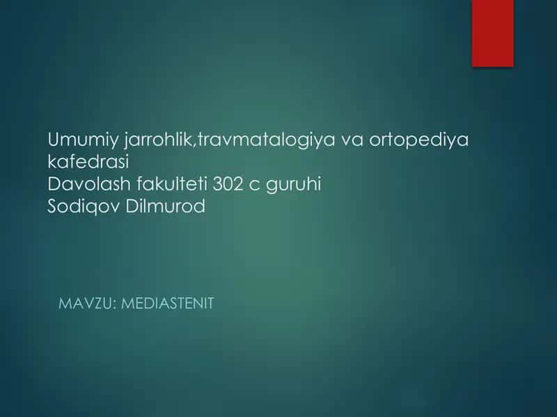MEDIASTENIT