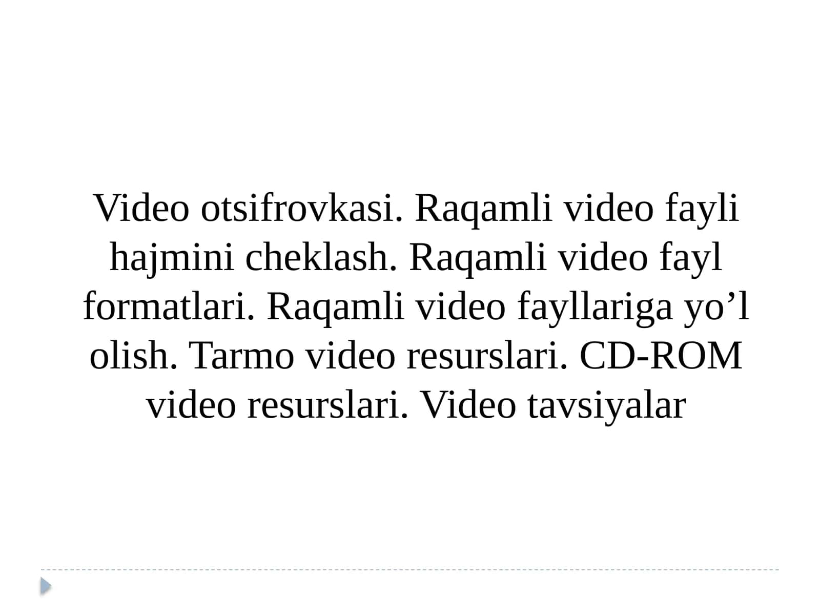 Videootsifrovkasi